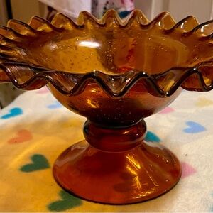 Vintage Amber bowl